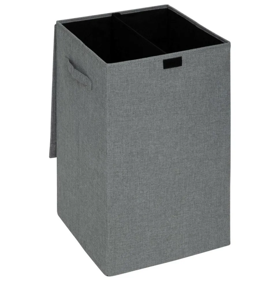 5 FIVE SIMPLY SMART - 5five - panier à linge "colorama" gris 74l