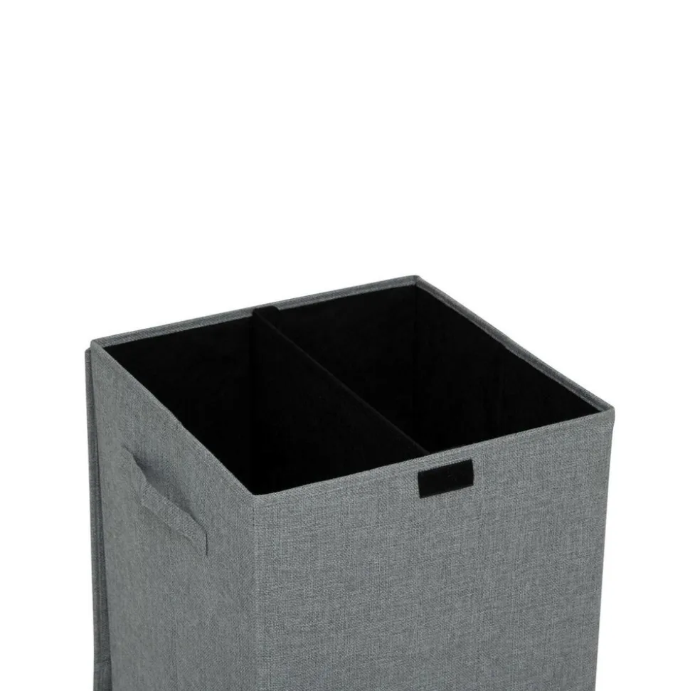 5 FIVE SIMPLY SMART - 5five - panier à linge "colorama" gris 74l