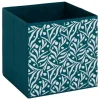5 FIVE SIMPLY SMART - 5five - boîte de rangement "mix n modul" motif olivia bleu 31x31cm