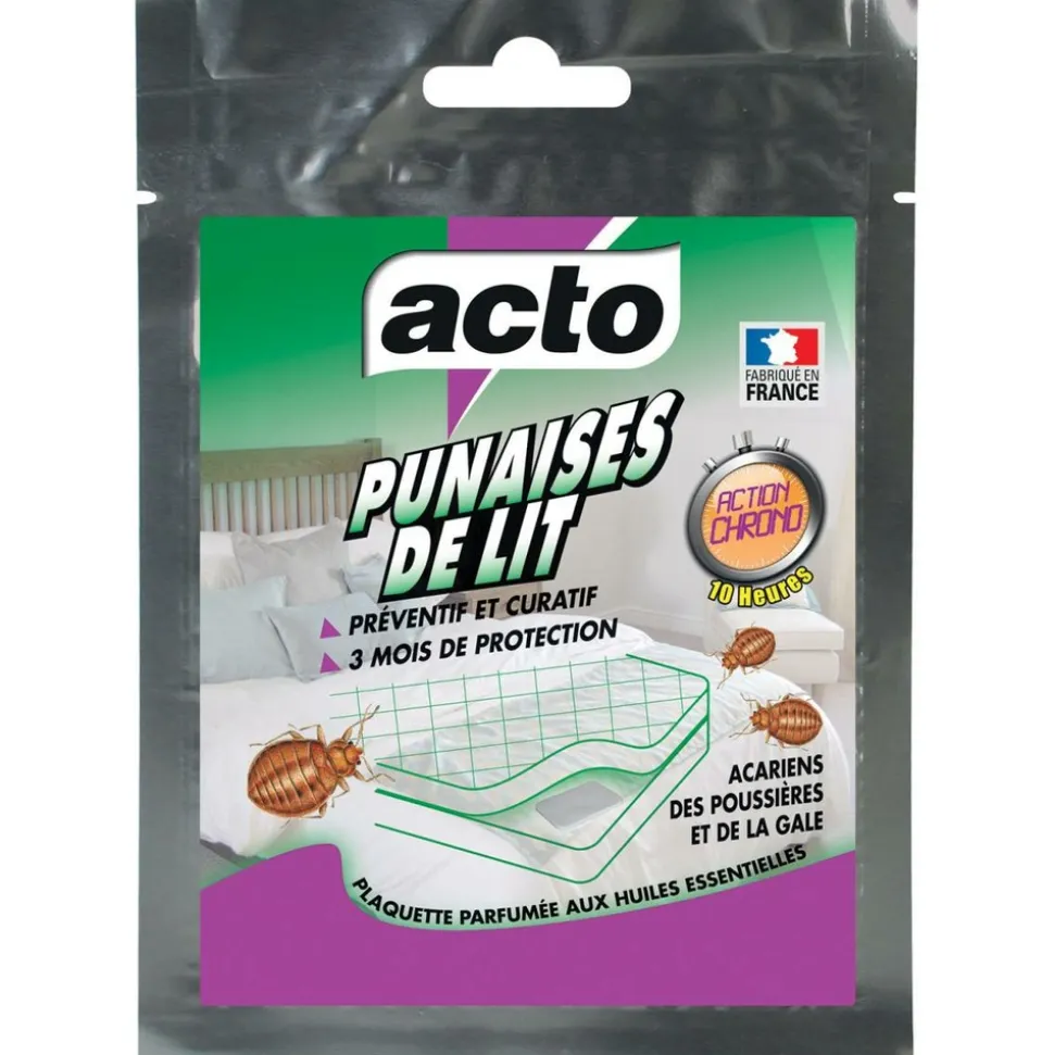 ACTO - Acto plaquette punaises de lit - répulsive et insecticide