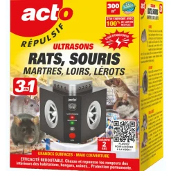 ACTO - Répulsif à ultrasons fixe 鈥à brancher sur secteur