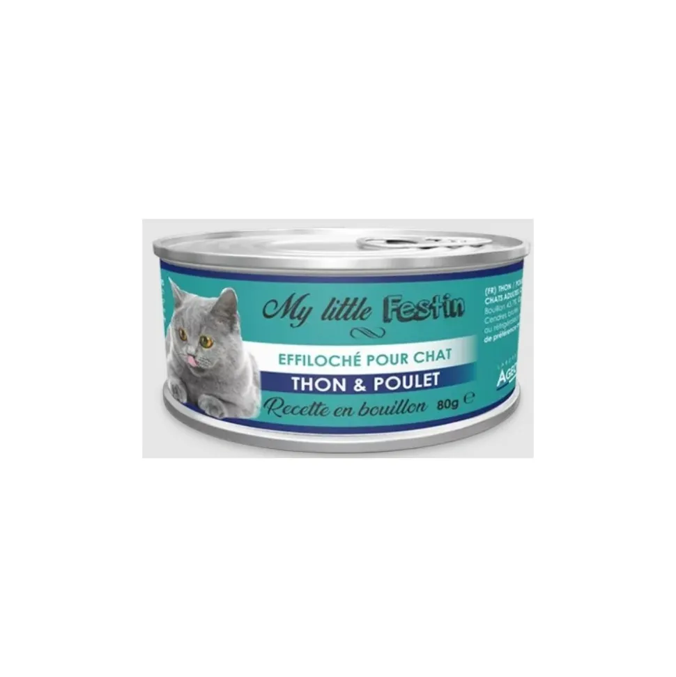 AGECOM - My little festin - bouillon thon / filet poulet 80 g