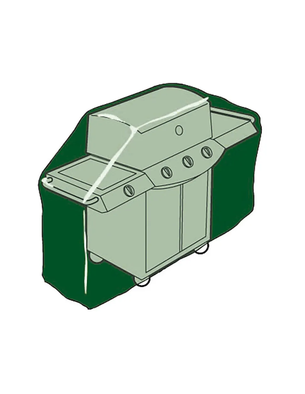 ALTADEX - Housse de protection barbecue 103x58x58cm 240gr/m²