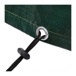 ALTADEX - Étui de protection barbecue vert polyéthylène 128 x 80 x 253 cm