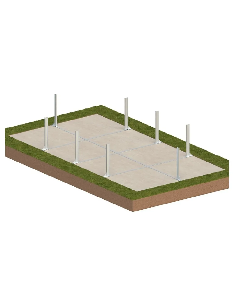 ALTANKA - Piscine en bois aqua 7x3,75 - h.1,45 m cadre en métal, sans dalle béton - bas7308ospu+sza - altanka