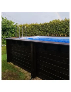 ALTANKA - Piscine en bois aqua 4,65x2,85 - h.1,24 m cadre en métal, sans dalle béton - bas7306ospu - altanka