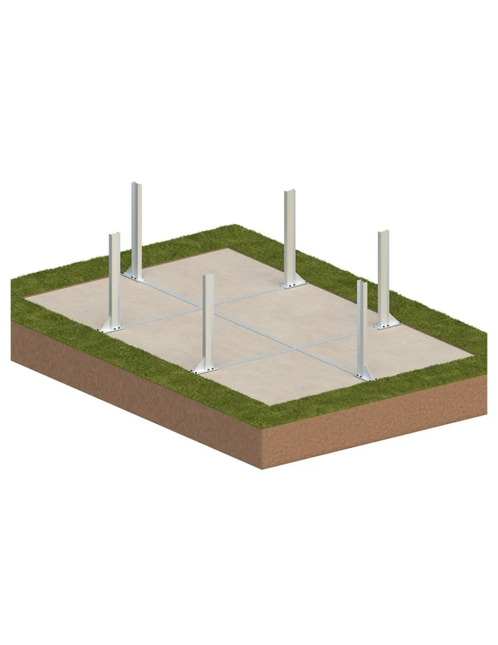 ALTANKA - Piscine en bois aqua 4,65x2,85 - h.1,24 m cadre en métal, sans dalle béton - bas7306ospu - altanka