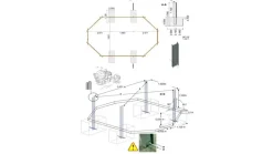 ALTANKA - Piscine en bois 6,57x4,07 - h.1,20 m fixations à sceller - bas748ospi - altanka