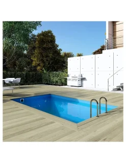 ALTANKA - Piscine en bois aqua 4,65x2,85 - h.1,24 m cadre en métal, sans dalle béton - bas7306ospu+sza - altanka