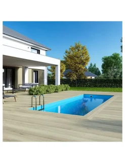 ALTANKA - Piscine en bois aqua 6,1x2,85 - h.1,31 m fixations à visser - bas7307ospl - altanka