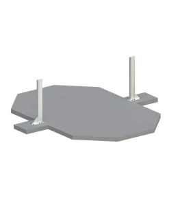 ALTANKA - Piscine en bois nemo 5,79x3,49 - h.1,45 m fixations à visser - bas7304ospl+sza - altanka