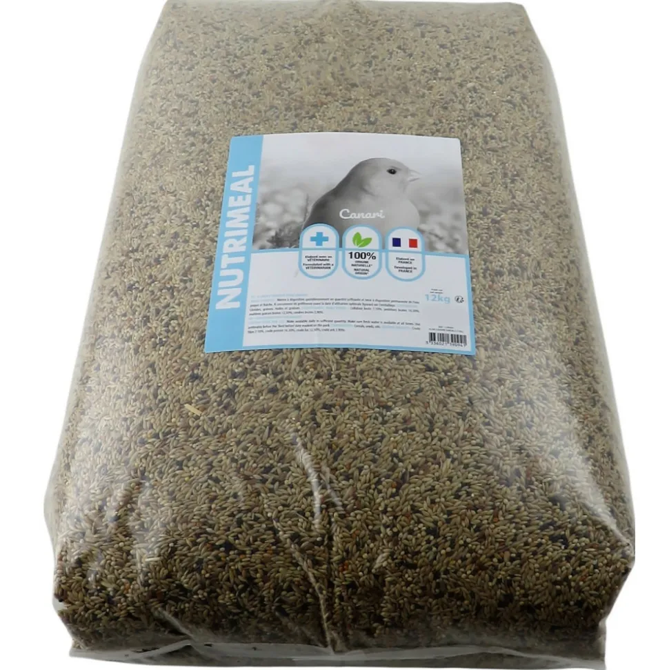 ANIMALLPARADISE - Graines canari, nutrimeal - 12kg pour oiseaux