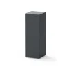 AQUATLANTIS - Meuble pour aquarium Tower 43L gris L.30 x l.30 x H.85 cm