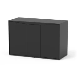 AQUATLANTIS - Meuble pour aquarium Volga 350 en bois noir - 52,5x122,5x80 cm