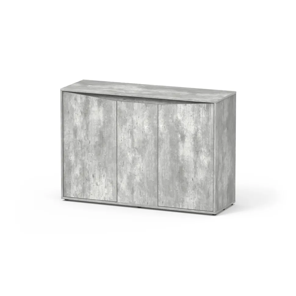 AQUATLANTIS - Meuble pour aquarium Splendid 120 en bois béton - 39,8x120,4x83 cm