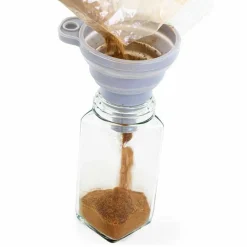 AROMANDISE - Coffret épices avec moulin, entonnoir & 4 flacons