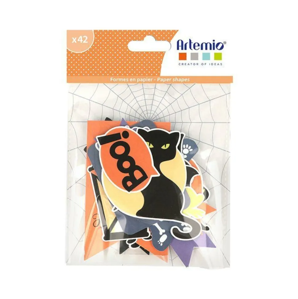 ARTEMIO - 42 formes découpées en papier - halloween