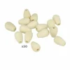ARTEMIO - 50 perles en bois gouttes 18 x 12 mm