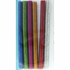 ARTEMIO - 18 recharges pistolet à colle 7 mm - paillettes