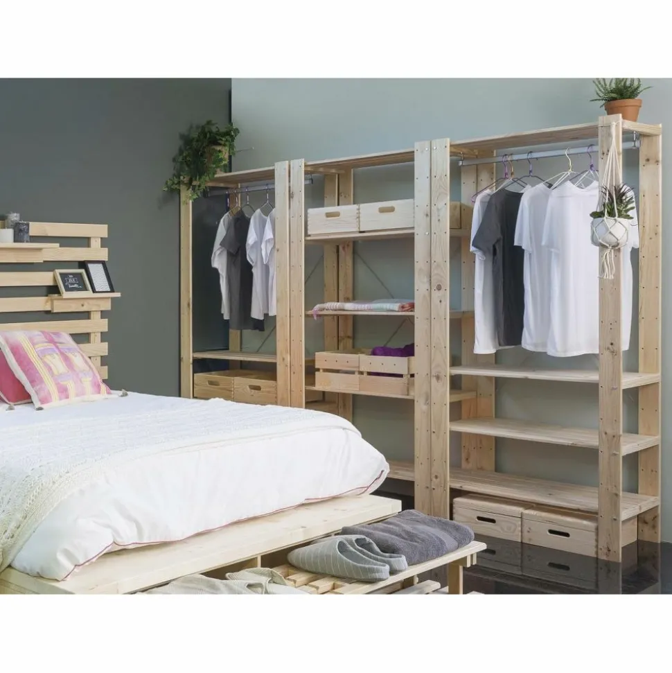 ASTIGARRAGA - Boîte de rangement en pin massif avec couvercle taille 3