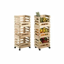 ASTIGARRAGA - Caisse de rangement sur roulettes evolution (lot de 3)
