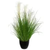 ATMOSPHERA - Plante artificielle ​​​​​​​bouquet herbes dans un pot h 70 cm