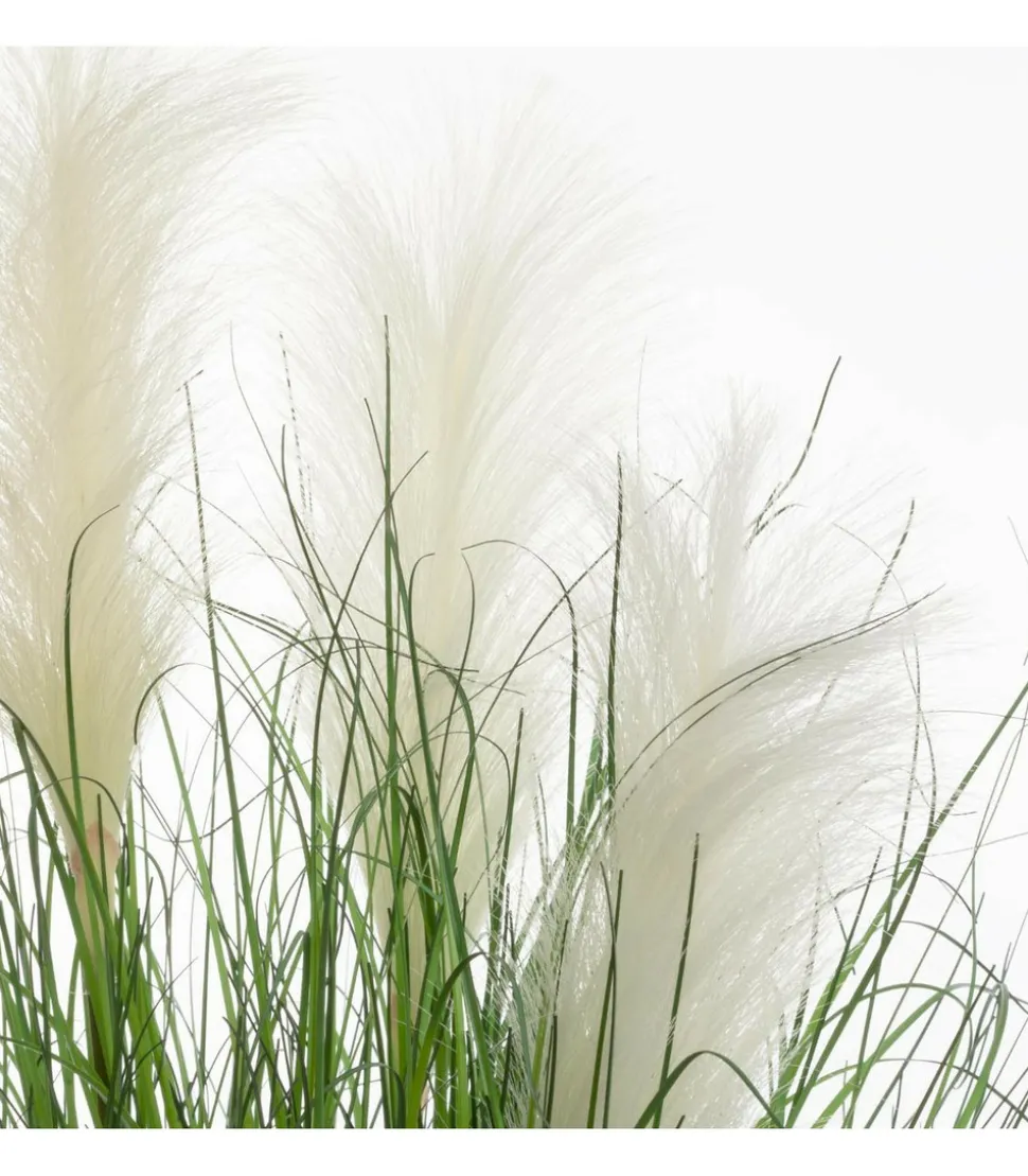 ATMOSPHERA - Plante artificielle bouquet herbes dans un pot h 70 cm