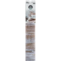 ATMOSPHERA CREATEUR D'INTERIEUR - Lot de 2 stickers - motif bois - blanc - 80x70 cm