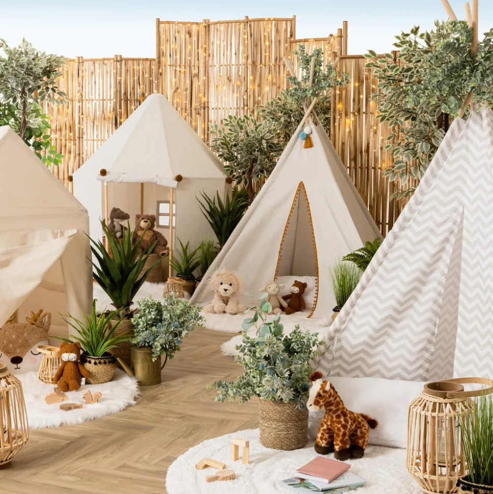 ATMOSPHERA CREATEUR D'INTERIEUR - Tipi enfant "wapi" - écru - peuplier h160 cm
