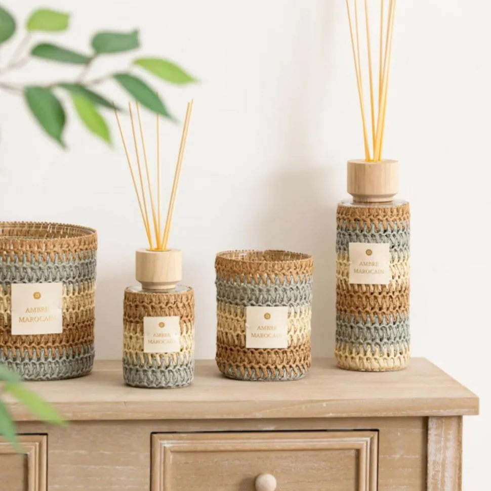 ATMOSPHERA CREATEUR D'INTERIEUR - Bougie parfumée "zaya" ambre 1400g