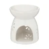 ATMOSPHERA CREATEUR D'INTERIEUR - Brûle-parfum "izor" en céramique d9cm blanc