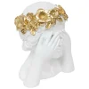 ATMOSPHERA CREATEUR D'INTERIEUR - Buste de femme "wild" résine blanc h22cm