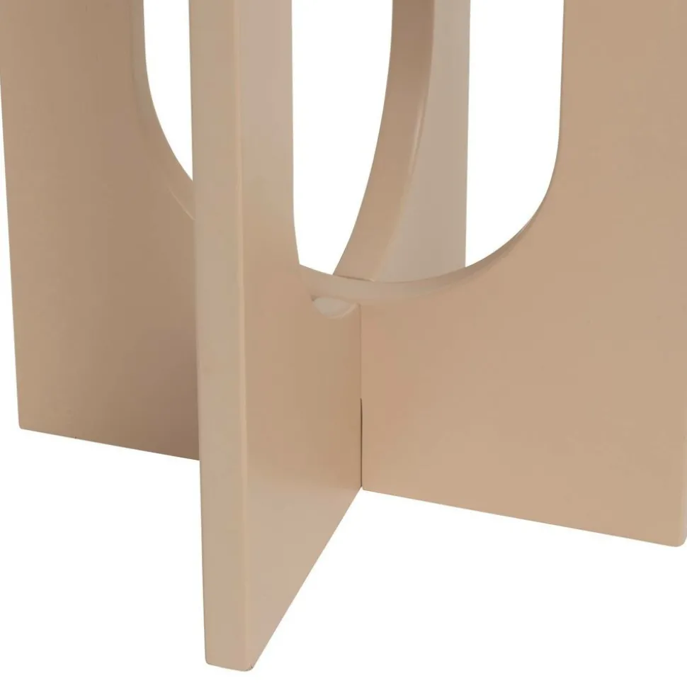 ATMOSPHERA CREATEUR D'INTERIEUR - Table d’appoint "bloom" noisette 50,540x40cm