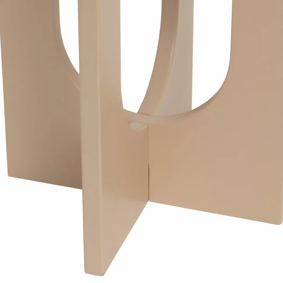 ATMOSPHERA CREATEUR D'INTERIEUR - Table d’appoint "bloom" noisette 50,540x40cm