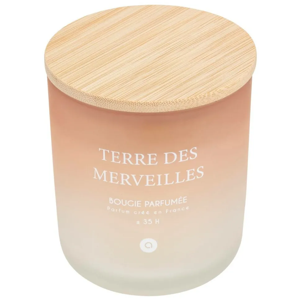 ATMOSPHERA CREATEUR D'INTERIEUR - Bougie parfumée "terre des merveilles" pétales de musc 255g