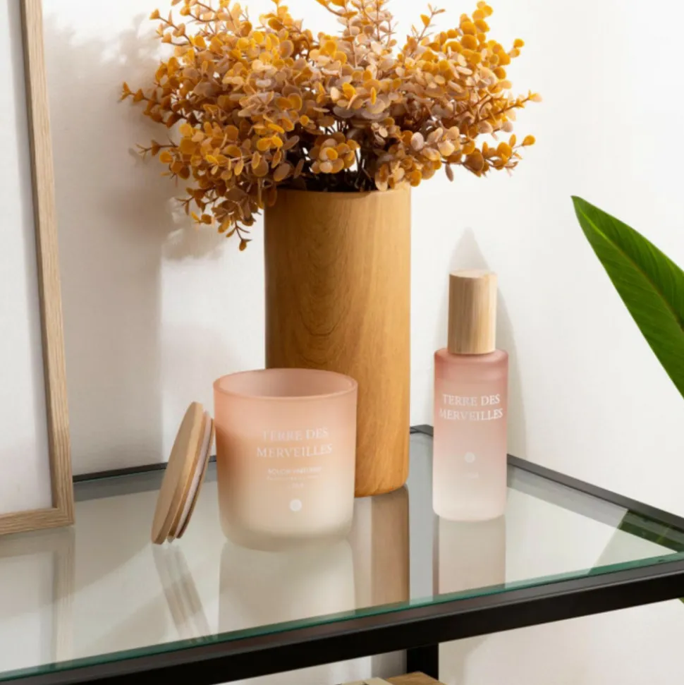 ATMOSPHERA CREATEUR D'INTERIEUR - Bougie parfumée "terre des merveilles" pétales de musc 255g
