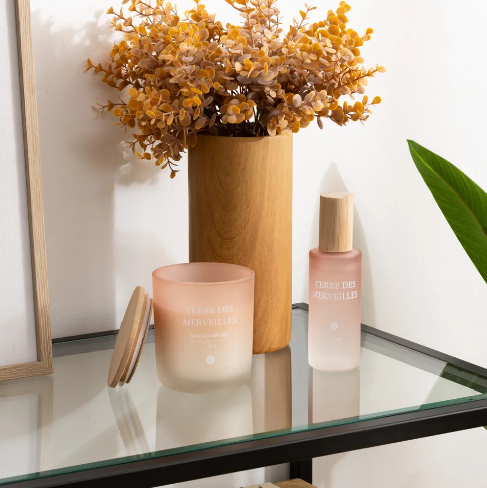ATMOSPHERA CREATEUR D'INTERIEUR - Bougie parfumée "terre des merveilles" pétales de musc 255g