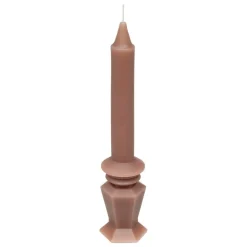 ATMOSPHERA CREATEUR D'INTERIEUR - Coffret 3 bougies little cottage blanc et rose h19cm