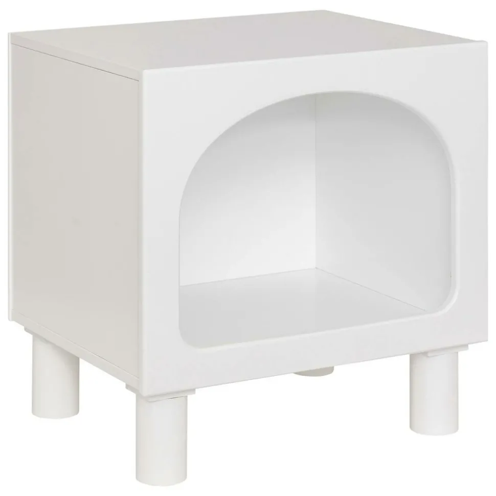 ATMOSPHERA CREATEUR D'INTERIEUR - Chevet 1 compartiment "tara" blanc 42x40x32cm