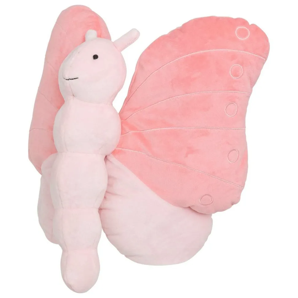 ATMOSPHERA CREATEUR D'INTERIEUR - Peluche papillon "alma" rose h28cm