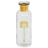 ATMOSPHERA CREATEUR D'INTERIEUR - Vase bouteille "tropical boudoir" h22cm transparent