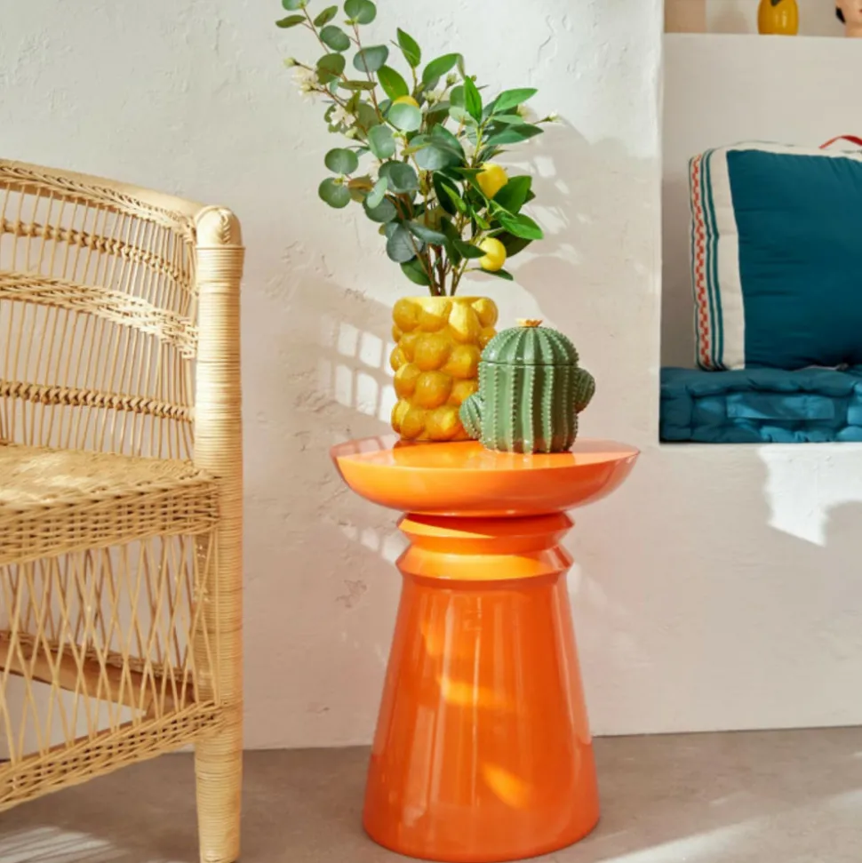ATMOSPHERA CREATEUR D'INTERIEUR - Vase citron "yuca" céramique jaune h18cm
