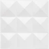 ATMOSPHERA CREATEUR D'INTERIEUR - Lot de 6 stickers - carrelage - blanc - 30x30 cm
