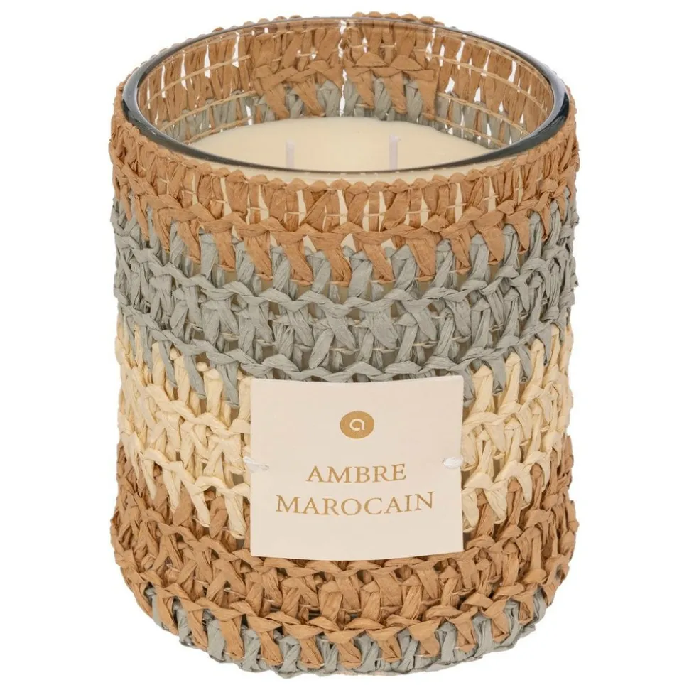 ATMOSPHERA CREATEUR D'INTERIEUR - Bougie parfumée "zaya" ambre 470g