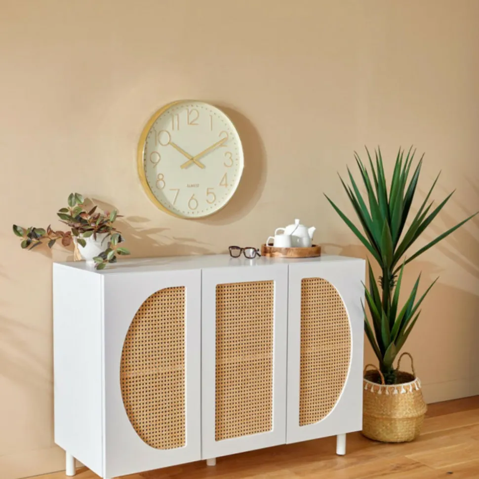 ATMOSPHERA CREATEUR D'INTERIEUR - Horloge "laure" lin d50,8cm