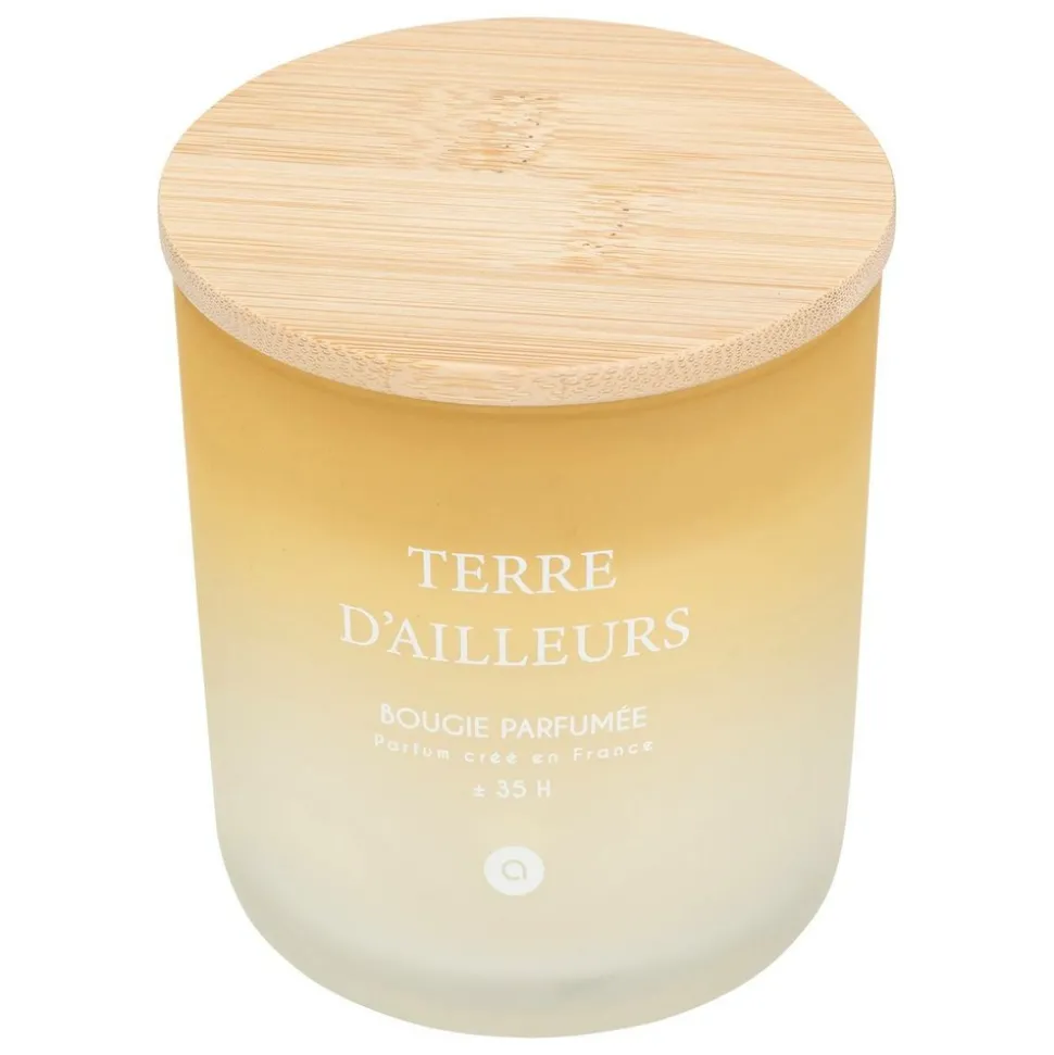 ATMOSPHERA CREATEUR D'INTERIEUR - Bougie parfumée "terre d ailleurs" pétales de musc 255g