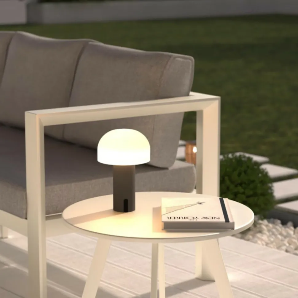 ATMOSPHERA CREATEUR D'INTERIEUR - Lampe usb d extérieurled "jany" graphite h22cm
