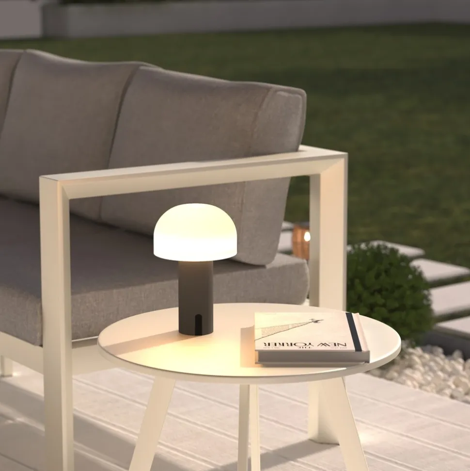 ATMOSPHERA CREATEUR D'INTERIEUR - Lampe usb d extérieurled "jany" graphite h22cm