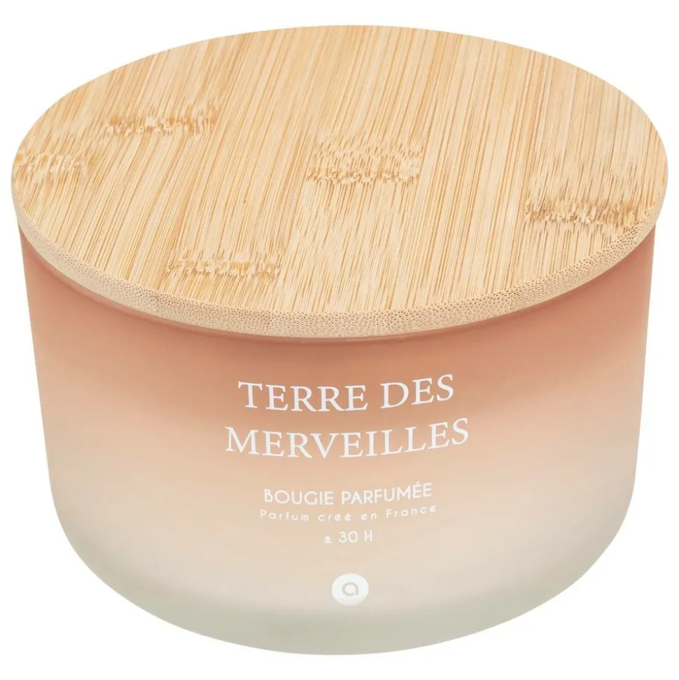 ATMOSPHERA CREATEUR D'INTERIEUR - Bougie parfumée "terre des merveilles" pétales de musc 420g