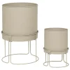 ATMOSPHERA CREATEUR D'INTERIEUR - 2 pots "aze" lin d30 x44,3cm